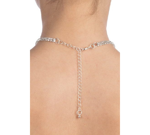 Колье со стразами Bijoux Pour Toi - Audrey Silver