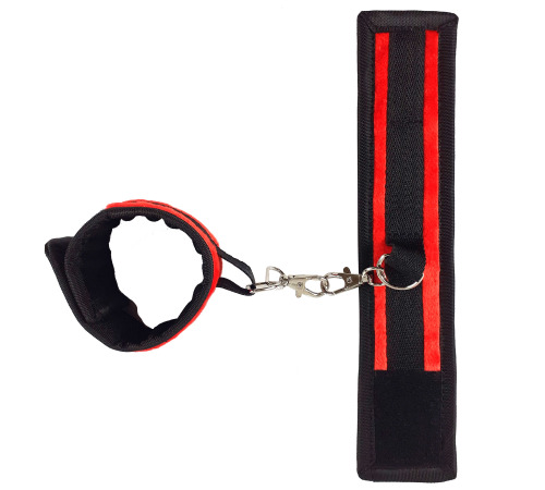 Наручники BDSM MidNight красные