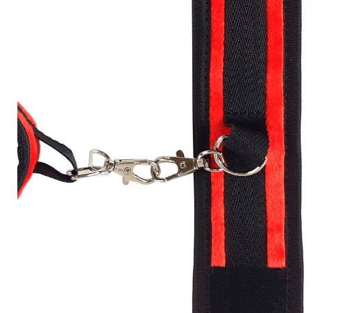 Наручники BDSM MidNight красные