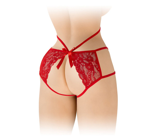 Трусики с открытой попкой Fashion Secret Nadia Red