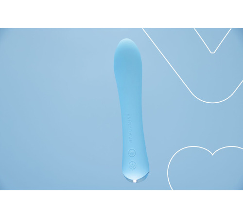 Вибратор с подогревом FairyGasm WowGenie blue, подогрев до 42 °C