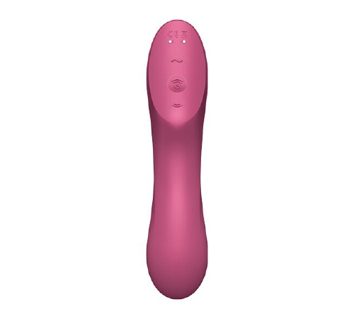 Вакуумный стимулятор с вибрацией Satisfyer Curvy Trinity 3 Red