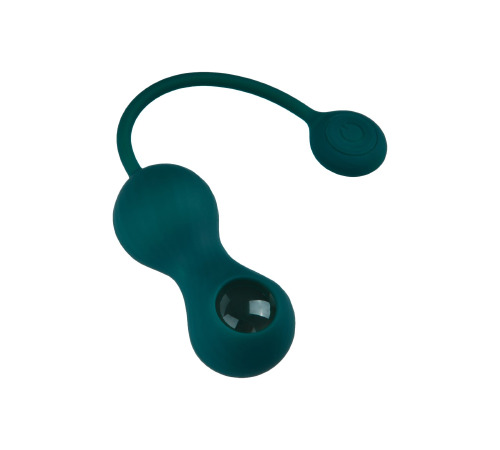 Вагинальные смарт-шарики с вибрацией Magic Motion Fun Town Crystal, с прозрачным стеклянным шаром