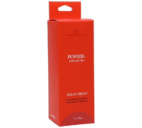 Мощный крем-пролонгатор Doc Johnson Power+with Yohimbe Delay Cream For Men, экстракт Йохимбе, 56 г