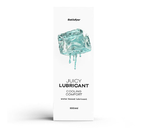 Лубрикант на водній основі Satisfyer Juicy Lubricant Cooling Comfort water based 300 мл