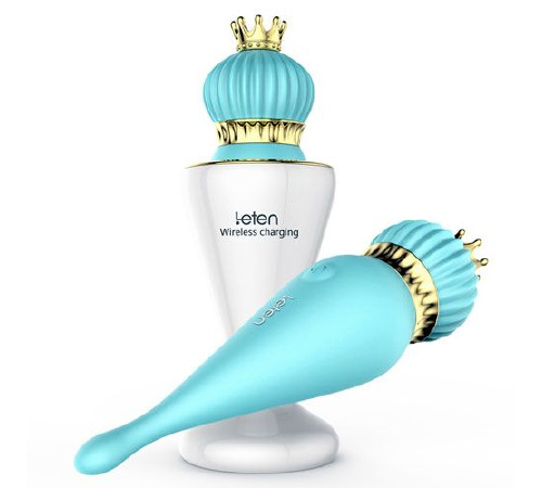 Королевский вибратор Leten Dream Key с индукционной зарядкой, водонепроницаемый