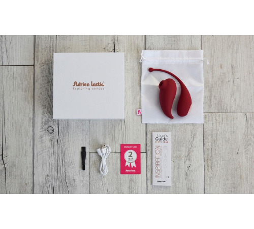 Смарт игрушка Adrien Lastic Inspiration: виброяйцо и вакуумный клиторальный стимулятор с управление