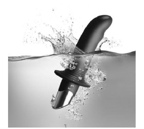 Вибростимулятор простаты Rocks Off Falex, макс диаметр 3,7см, перезаряжаемый, ребрышки в основании