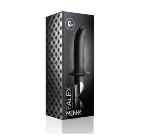 Вибростимулятор простаты Rocks Off Falex, макс диаметр 3,7см, перезаряжаемый, ребрышки в основании