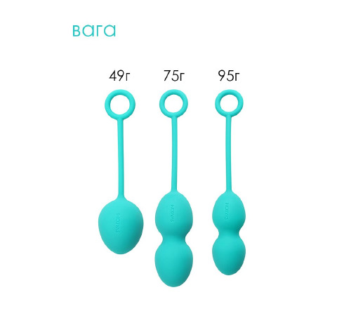 Набір вагінальних кульок зі зміщеним центром ваги Svakom Nova Green