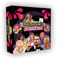 Настольная игра «MEMASIKO - нерафіновані жарти та пікантні теми» 18+ (UA)