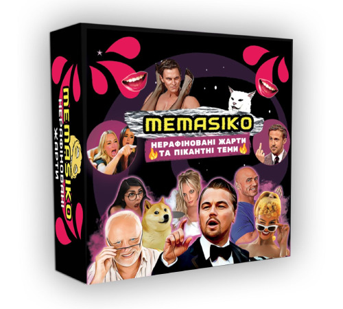 Настільна гра «MEMASIKO - нерафіновані жарти та пікантні теми» 18 (UA)