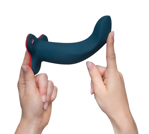 Фаллоимитатор Fun Factory LIMBA FLEX L, цвет морской волны, гибкий, с эффектом памяти, подходит для 