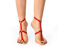 Чокер на 2 ножки Art of Sex - Stelia, Красный