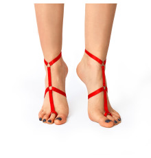 Чокер на 2 ножки Art of Sex - Stelia, Красный