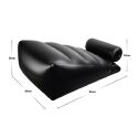 Подушка для секса с 2 съемными манжетами DARK MAGIC RAMP WEDGE INFLATABLE CUSHION