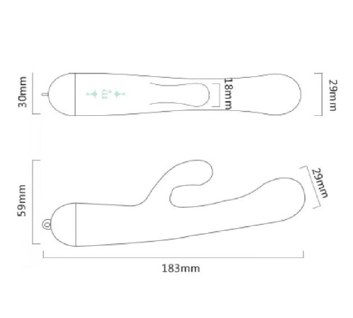 Вибратор двойной ZALO Ichigo Berry Violet