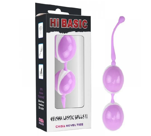 Вагинальные шарики - Chisa Geisha Lastic Double Balls II, Hi-Basic Pink