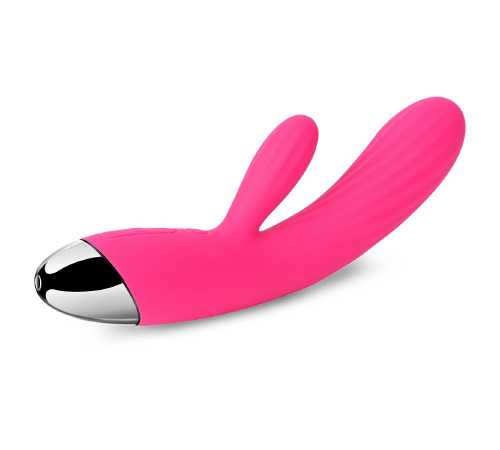 Интеллектуальный вибратор-кролик с подогревом Svakom Angel Plum Red