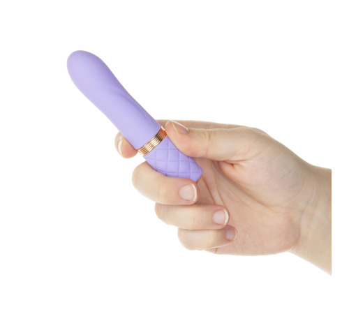 Роскошный вибратор PILLOW TALK - Special Edition Flirty Purple с кристаллом Сваровски