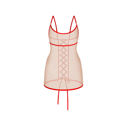 Прозрачное платье на шнуровке Сексальная Шарлота, размер XS-M