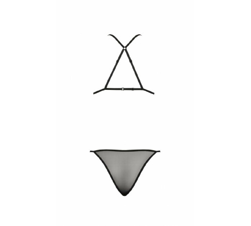 Ажурний боді AZALIA BODY black L/XL Passion