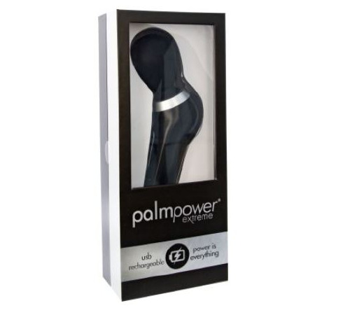 Потужний вібромасажер PalmPower EXTREME - Black водонепроникний, з плавним регулюванням