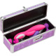Кейс для хранения секс-игрушек Powerbullet - Lockable Vibrator Case Purple с кодовым замком