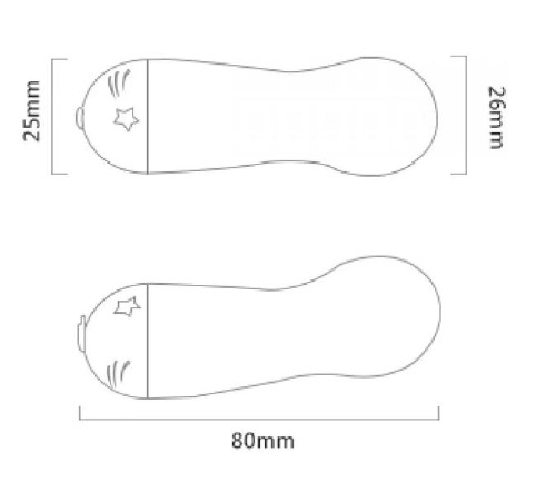 Вибратор-пуля ZALO Baby Star Strawberry Pink