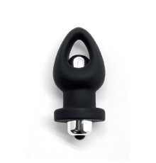 Анальная пробка Wooomy Orny со съемной вибропулей, 1 режим вибрации, диаметр 3,6 см, длина 8,4 см