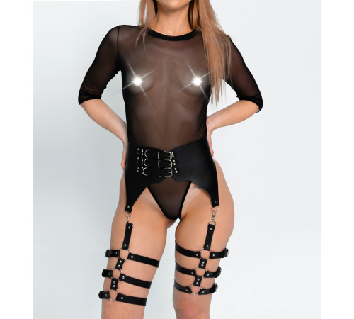 Сексуальные гартеры на ногу Дейнека из Эко кожи