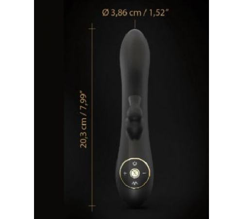 Вакуумный вибратор кролик Dorcel DIVINE RABBIT с вибрацией, 10 режимов вибрации: 3 режима вакуума