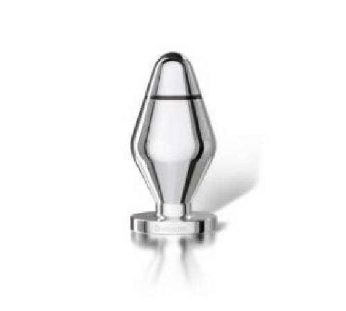 Металева анальна пробка Mystim John для електростимулятора, діаметр 5 см