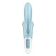 Вибратор-кролик Satisfyer Touch Me Blue, двойной отросток, 3 мощных мотора