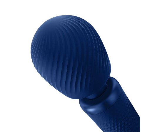 Вибромассажер Fun Factory VIM Vibrating Wand midnight blue, супермощный и легкий, до 6 часов работы