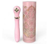 Вібромасажер-пульсатор із підігрівом ZALO DESIRE, Fairy Pink