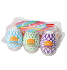 Набор мастурбаторов-яиц Tenga Egg Wonder Pack (6 яиц)
