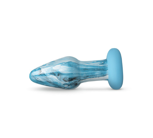 Стеклянная анальная пробка Gildo Ocean Curl, макс. диаметр 4 см