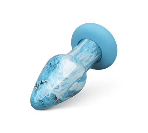 Стеклянная анальная пробка Gildo Ocean Curl, макс. диаметр 4 см