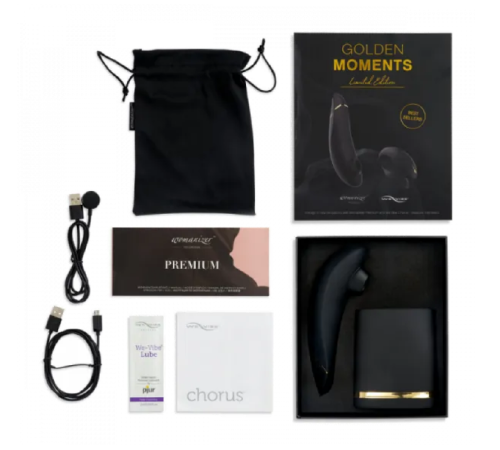 Набор Golden Moments Collection Womanizer Premium + We-Vibe Chorus