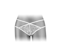 Трусики-стрінги Fashion Secret MYLENE White з подвійною лінією стегна