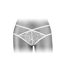 Трусики-стринги Fashion Secret MYLENE White с двойной линией бедра