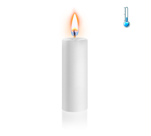 Біла свічка воскова Art of Sex низькотемпературна S 10 см