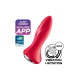 Анальная смарт-вибропробка с жемчужным массажем Satisfyer Rotator Plug 1+ Red