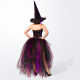 Костюм ведьмы с пышной юбкой и шляпой размер XS-M