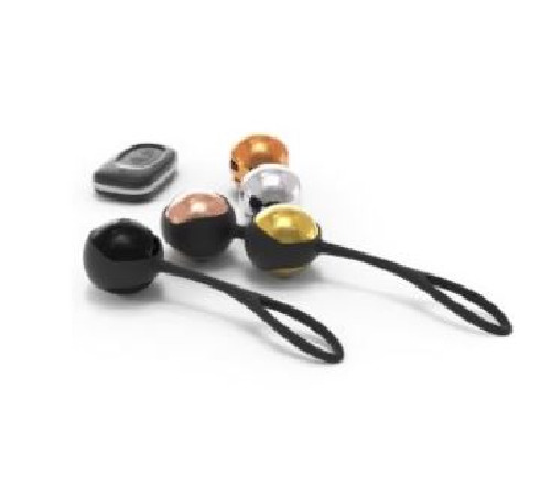 Набор вагинальных шариков Dorcel Training Balls, диам. 3,4см, вес 20-117гр, есть вибрация, пульт ДУ