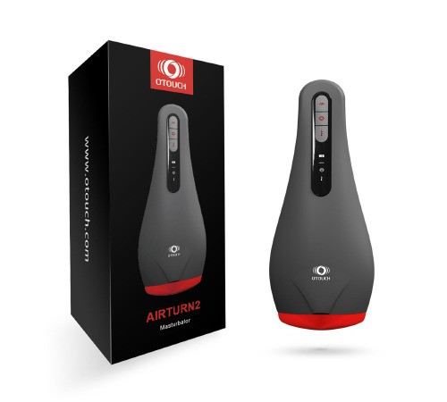 Мастурбатор Otouch AIRTURN 2, 6 режимов вибрации, 5 режимов всасывания, 2 уровня подогрева