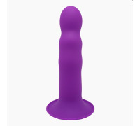 Дилдо з присоскою Adrien Lastic Hitsens 3 Purple, відмінно для страпона, діаметр 4,1 см, довжина 18