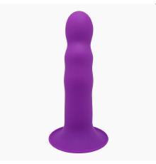 Дилдо с присоской Adrien Lastic Hitsens 3 Purple, отлично для страпона, диаметр 4,1см, длина 18,2см
