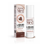 Лубрикант з ефектом вібрації Amoreane Med Liquid Vibrator Chocolate (30 мл)